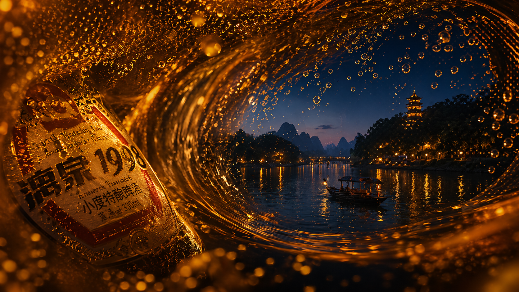 漓江，在琥珀中流动